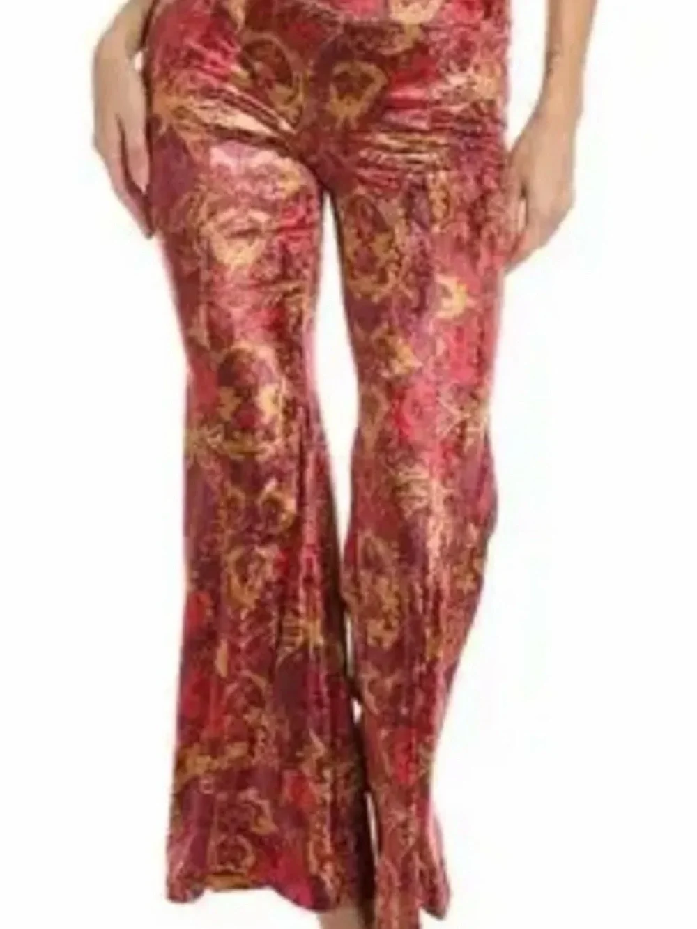 NWT Free People Hold Me Closer Flare Leggings SIZE M